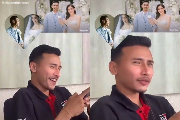 Viral Penampakan Cowok Mirip Suami Jessica Iskandar. (TikTok)