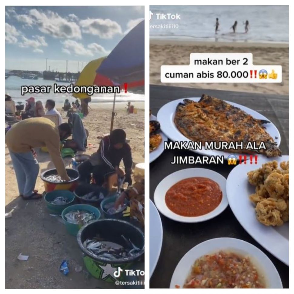 Makan ala Jimbaran (TikTok @tersakitiiii10)