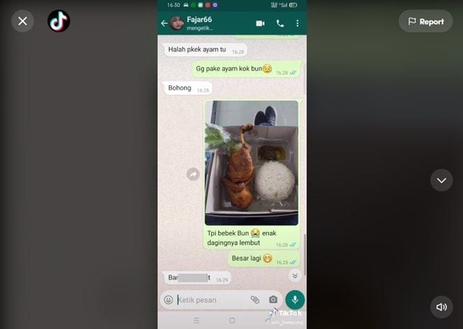 Suami Makan Sederhana demi Keluarga, Endingnya Justru Bikin Istri Naik Darah. (TikTok/@aris_lampung)