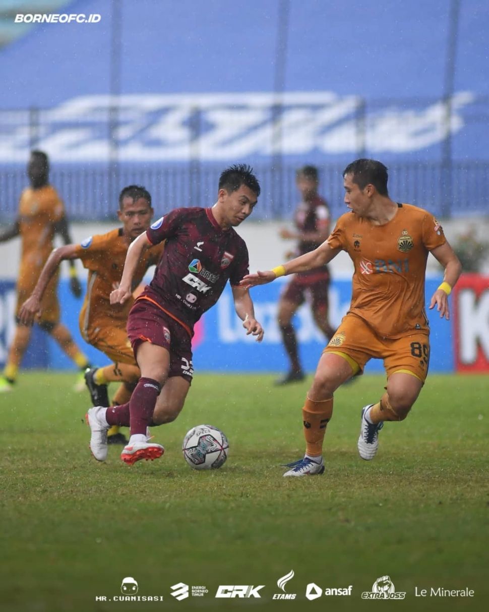 Borneo FC Hadapi Bhayangkara FC. [Instagram/@borneofc.id]