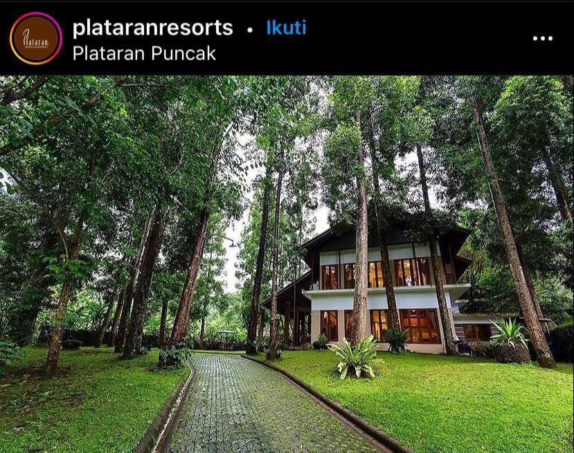 Plataran Puncak (Instagram Plataran resort)