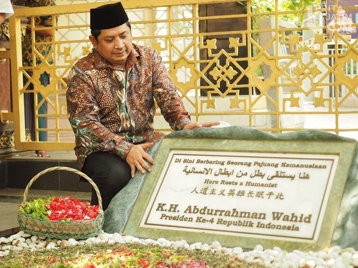 Makam Gus Dur di Jombang [Foto: Beritajatim]