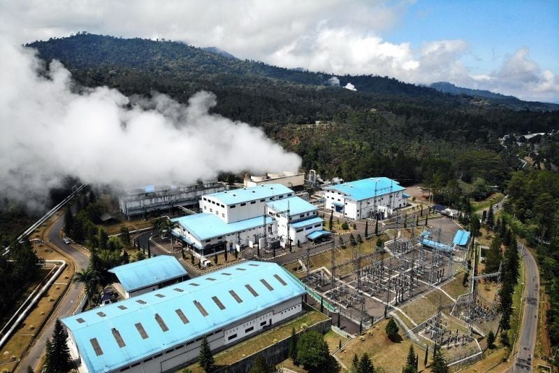 Ilustrasi Pembangkit energi geothermal