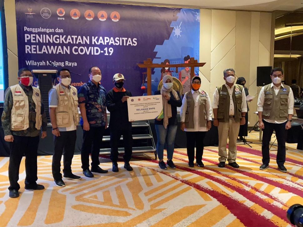 Satgas Relawan Sukses Tingkatkan Kapasitas 1000 Relawan Covid-19 di Malang. (Dok: Satgas Covid-19)