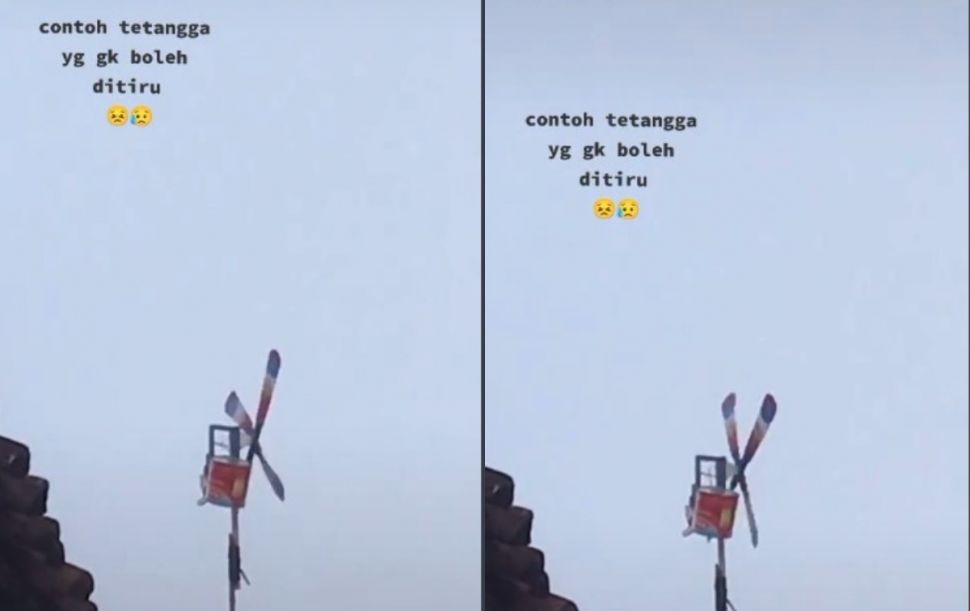 Drama tetangga (tiktok.com/@wingky.oneng)