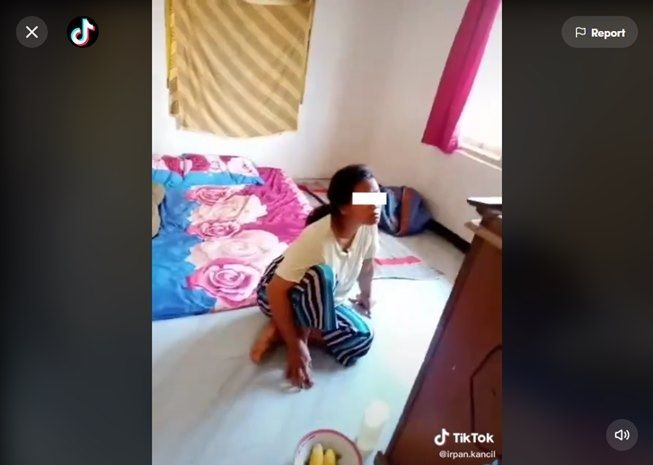 Kurir sampai Teriak-Teriak saat Antar Paket, Reaksi Penerimanya Picu Rasa Curiga. (TikTok/@irpan.kancil)