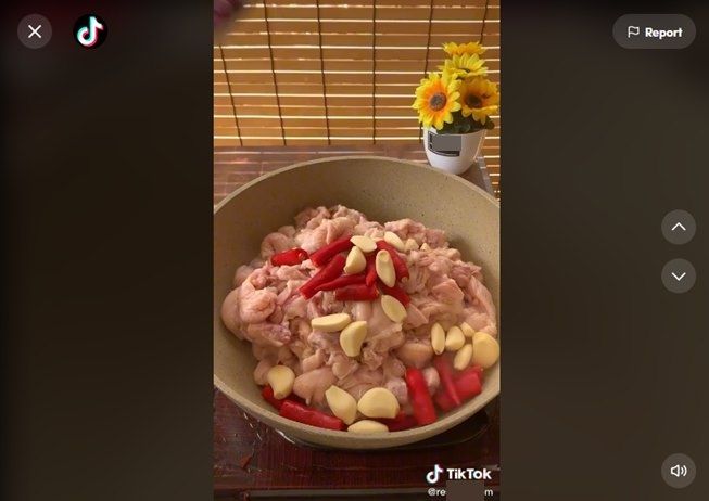 Viral Wanita Bagi Tips Bikin Minyak Goreng Sendiri dari Bahan Ini. (TikTok)