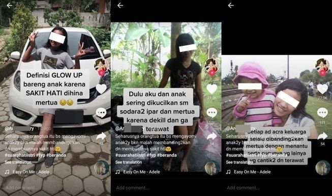 Sakit Hati Dikucilkan Mertua karena Dekil, Balasan Ibu dan Anak Ini Menohok. (TikTok)