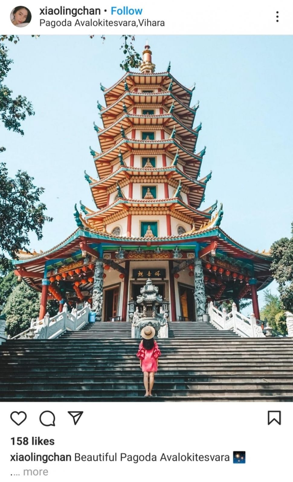 Tempat wisata Semarang, Vihara Avalokitesvara. (Instagram/@xiaolingchan)