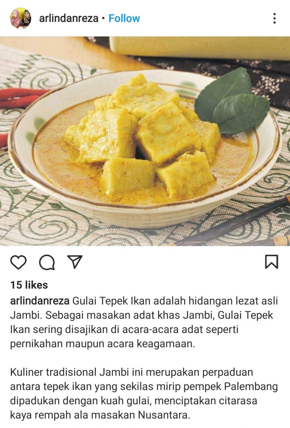 6 Makanan Unik Khas Jambi, Mulai dari Tempoyak hingga Nasi Gemuk