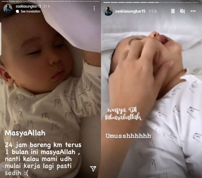 Zaskia Sungkar ungkap isi hati. (Instagram/@zaskiasungkar15)