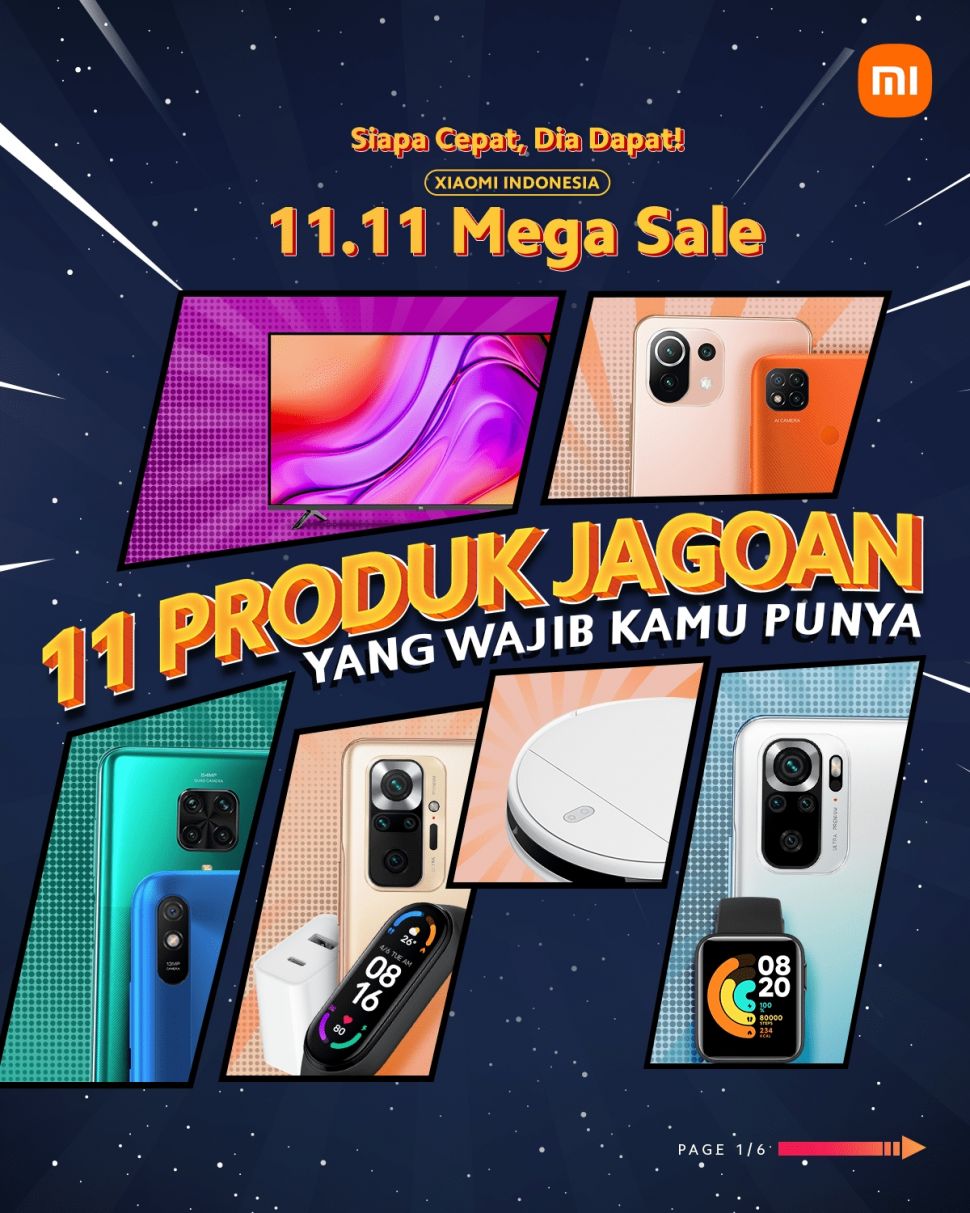 Harbolnas 11.11 Xiaomi. [Xiaomi Indonesia]