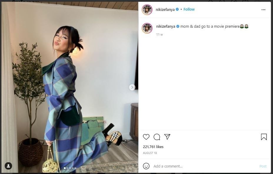 Gaya OOTD NIKI (instagram.com/nikizefanya)