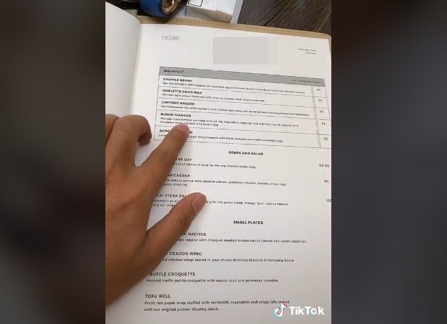 Diajak Makan di Restoran, Viral Pria Heran Harga Bubur Jadi Segini. (TikTok/@senang_kencang)