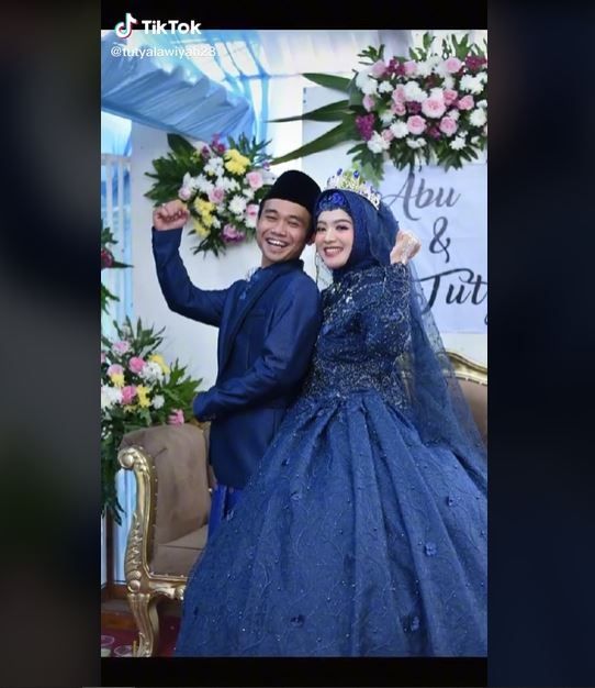 Viral Wanita Menikah dengan Pria 75 Tahun (tiktok.com/@tutyalawiyah28)