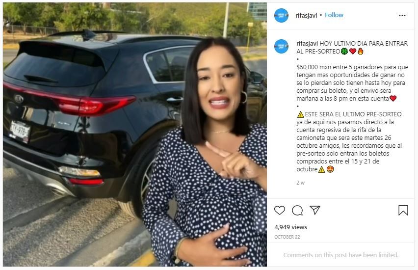 Influencer Gelar Undian Berhadiah Mobil, Dikritik karena yang Menang Ibu Sendiri (instagram.com/rifasjavi)