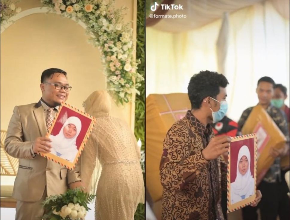 Teman SMA ke nikahan bawa aib (tiktok.com/@formate.photo)