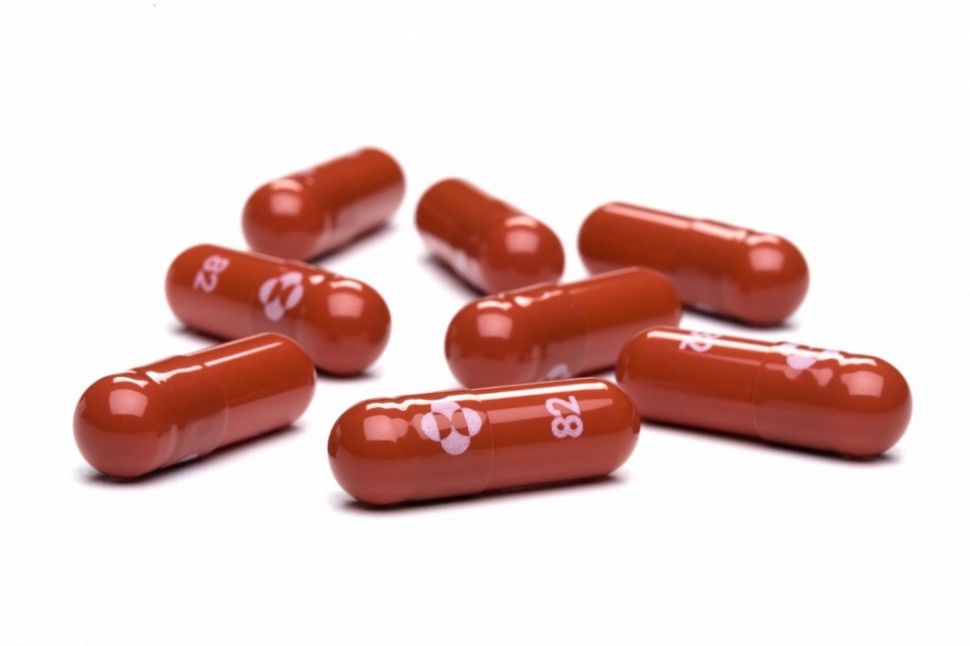 Obat Covid-19, Molnupiravir dikembangkan oleh perusahaan farmasi Merck & Co. Obat ini telah diizinkan untuk digunakan di Inggris. [AFP/Merck]