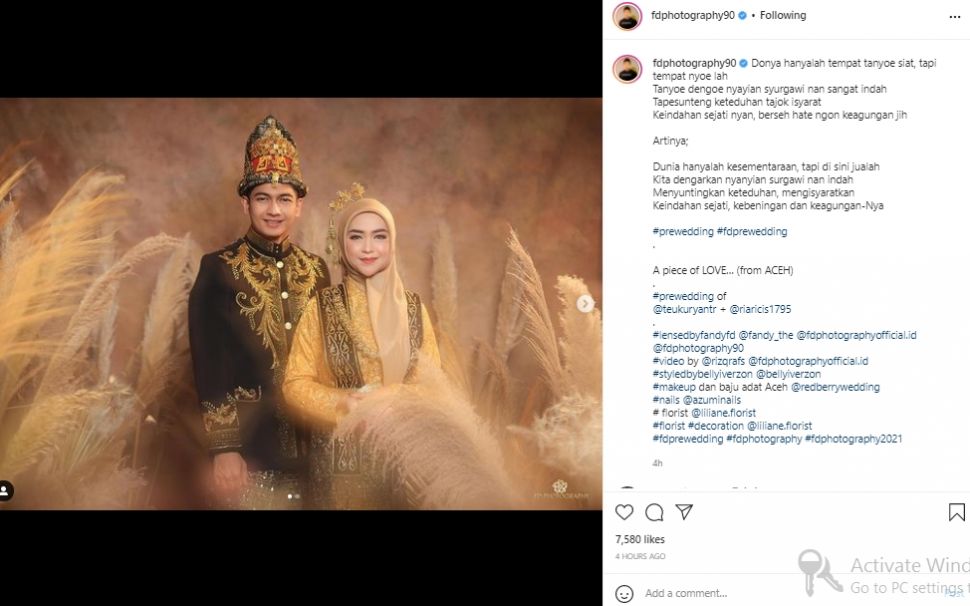 Ria Ricis dan Teuku Ryan (instagram.com)