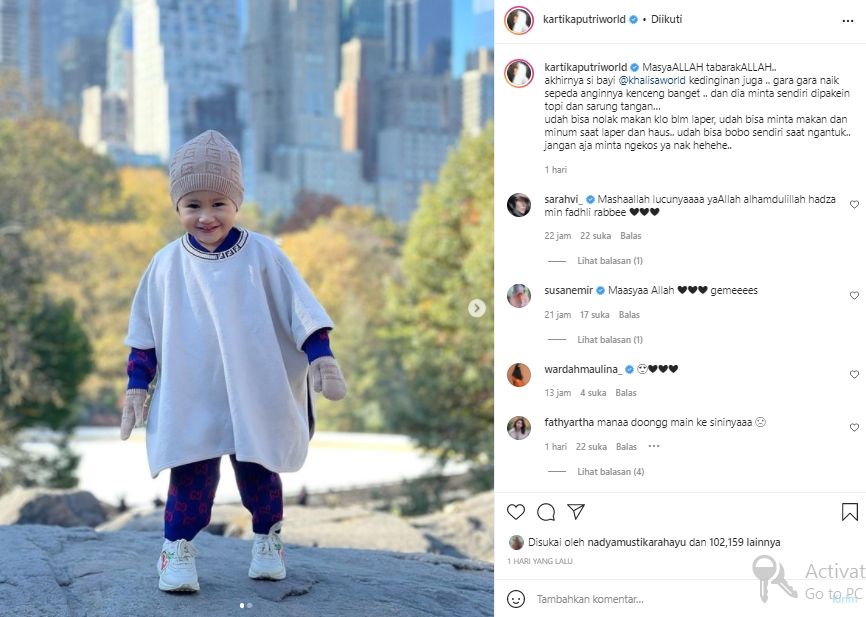 Anak Kartika Putri (instagram.com)