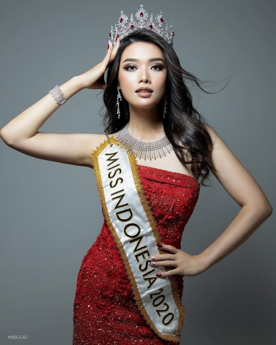 Carla Yules ikuti ajang Miss World 2021. [Instagram]