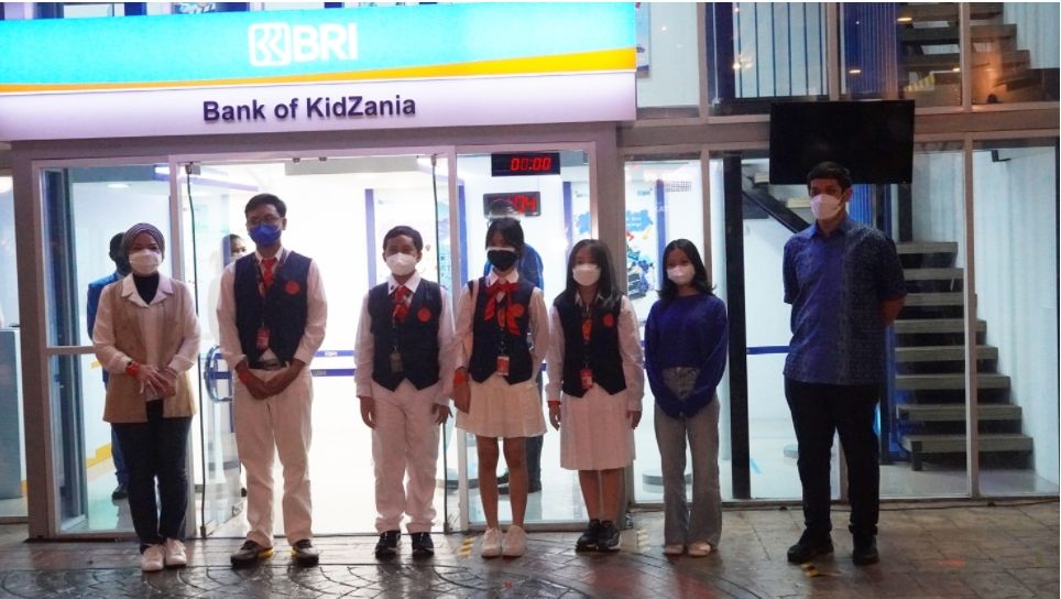 Bank of Kidzania hasil kerja sama Kidzania dan Bank BRI. (Dok. BRI/Kidzania)