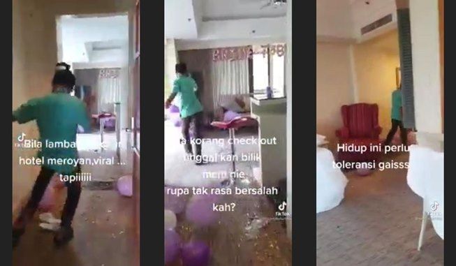 Tamu Sewa Kamar untuk Pesta Lajang, Kondisi pas Check Out Bikin Petugas Hotel Geram. (Facebook)