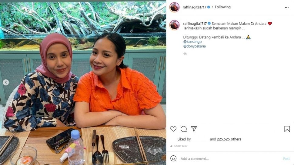 Kaesang dan nadya Arifta di rumah Raffi-Nagita - (Instagram/@raffinagita1717)