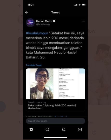 Viral Pria Buka Lowongan Cari Istri, Setahun Kemudian Menikah (twitter.com/Qiiib)