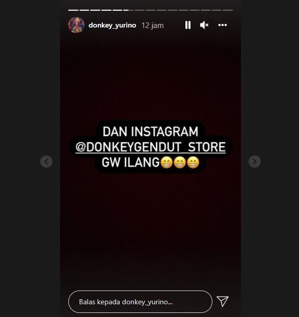 Akun Instagram bisnis milik Donkey menghilang. (Instagram)