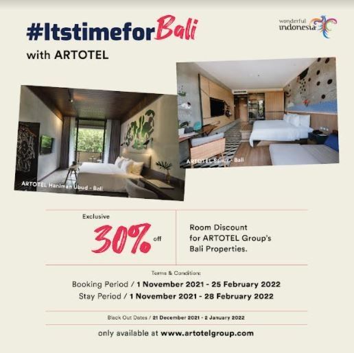 IT'S TIME FOR BALI ARTOTEL Group (Istimewa/ARTOTEL GROUP)