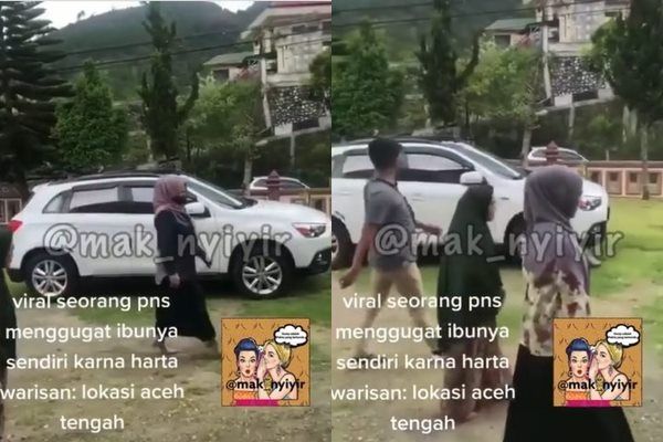 Viral PNS Tega Gugat Ibu Kandung Gegara Prahara Harta Warisan di Aceh. (Instagram/@mak_nyinyir)