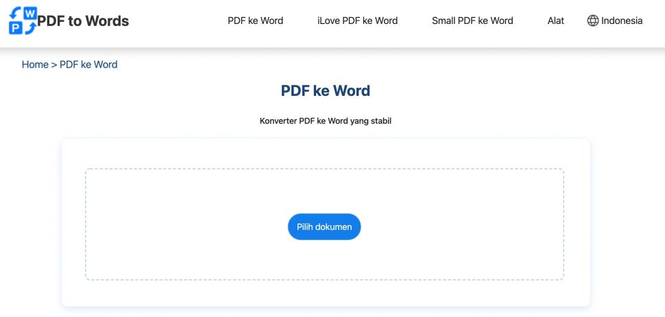 PDF to word. (Istimewa)