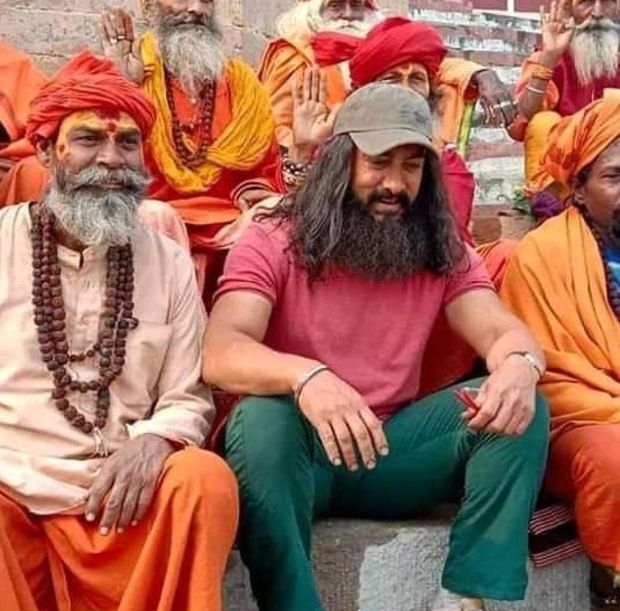 Penampilan Aamir Khan di film Laal Singh Chaddha. [IMDB]