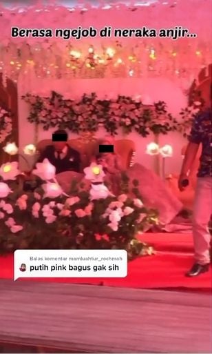 Fotografer ngeluh lihat tenda pernikahan. (Tiktok)