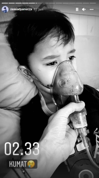 Putra Zaskia Adya Mecca dilarikan ke UGD (instagram.com)