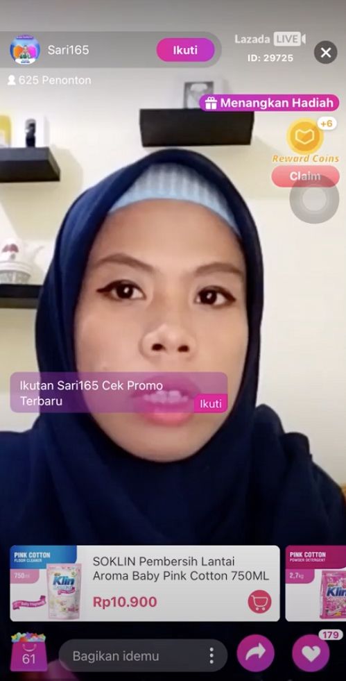 Susari Mudaeni, LazTalent. (Dok. Lazada)