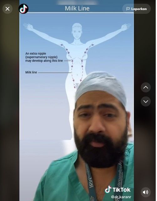 Unggahan dokter Karan Raj (TikTok)