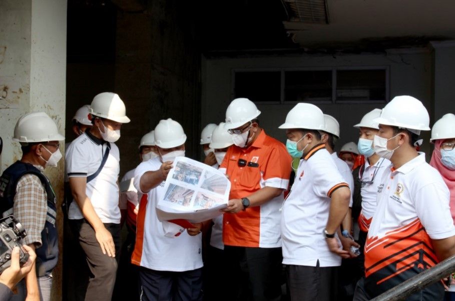 Komisi III DPRD Kota Bogor melakukan inspeksi mendadak (sidak) ke tiga lokasi pembangunan di Kota Bogor pada Kamis, (18/11/2021). (Dok: DPRD Kota Bogor)