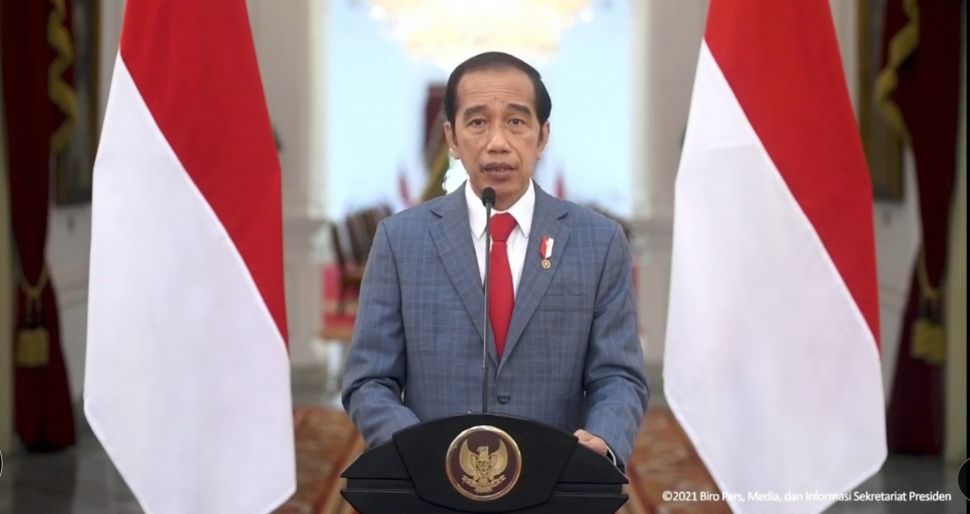Presiden Joko Widodo atau Jokowi. (bidik layar video Youtube)