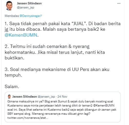 Cuitan Jensen Sitindaon (twitter.com/jansen_jsp)