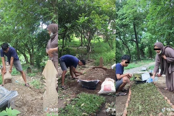 Cowok Ajak Pacar Nge-Date Ke Kuburan. (TikTok)