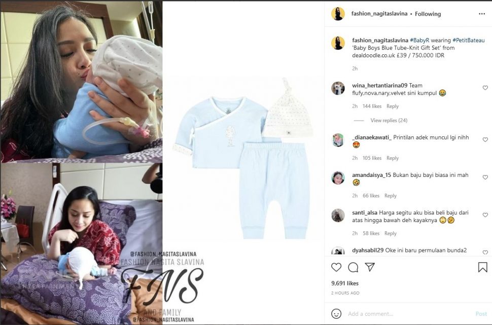 Outfit anak kedua Raffi Ahmad dan Nagita Slavina ada yang sampai ratusan juta. (Dok. Instagram).
