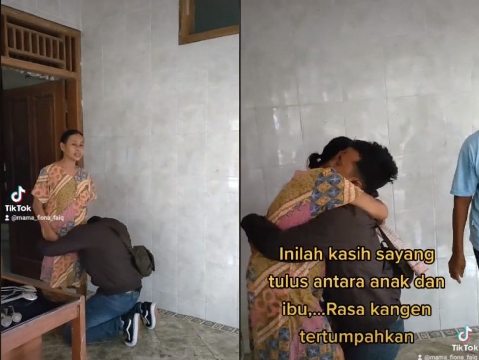 Anak bertemu ibu (tiktok.com/@mama_fiona_faiq)