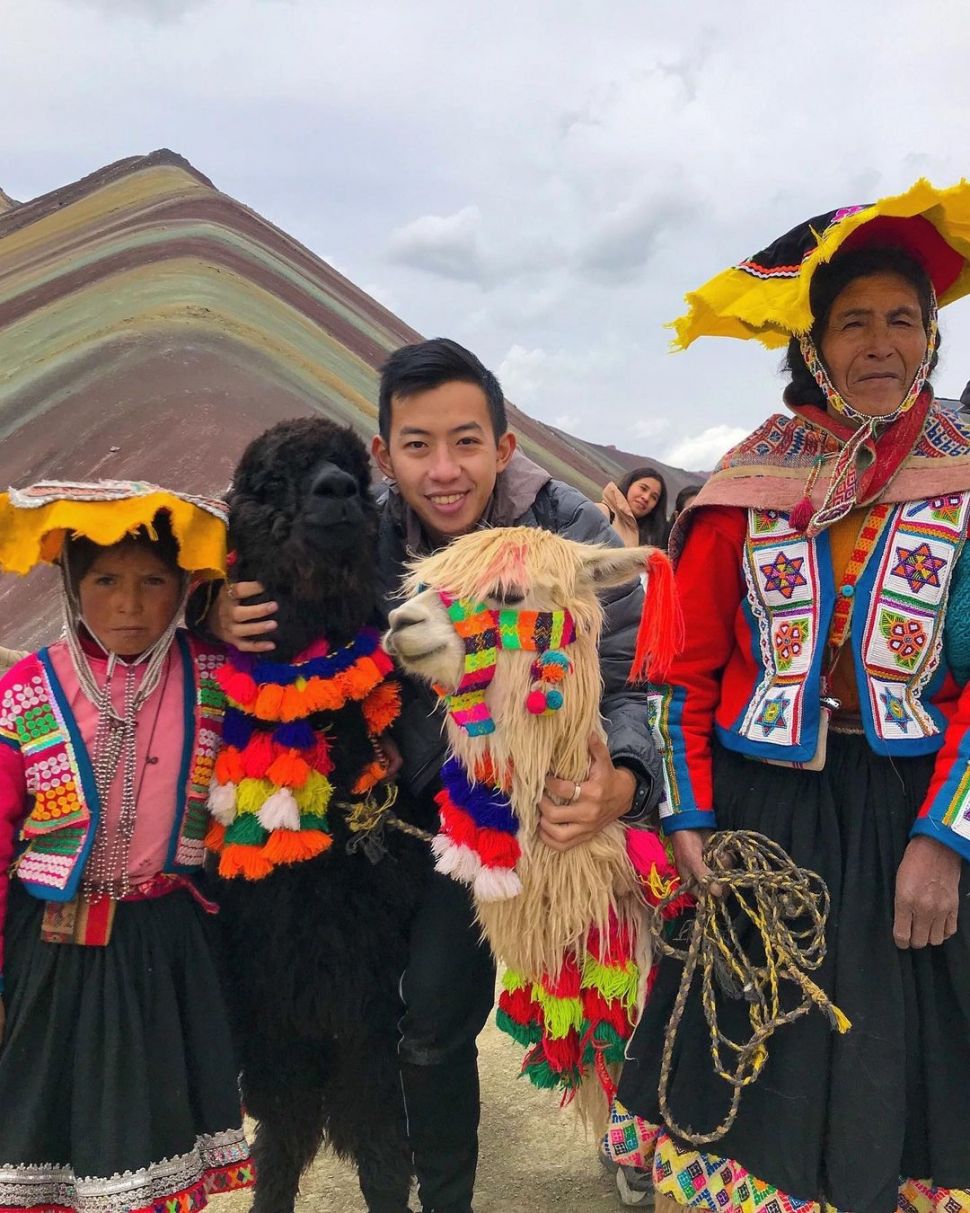 Kevin Winsonata saat berlibur di Peru. [Instagram]