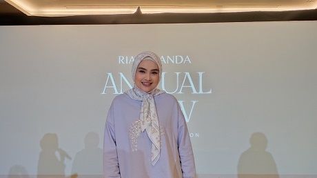 Ria Miranda Gelar Annual Show Untuk Rayakan 10 Tahun Tema Minang Heritage. (Suara.com/Dinda Rachmawaty)