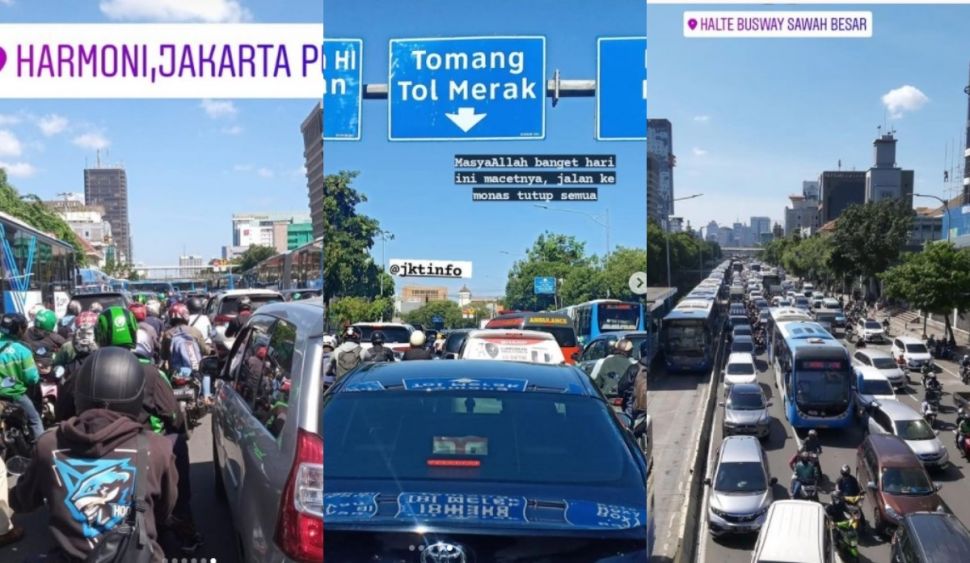 Macet Jakarta (instagram.com/jktinfo/)