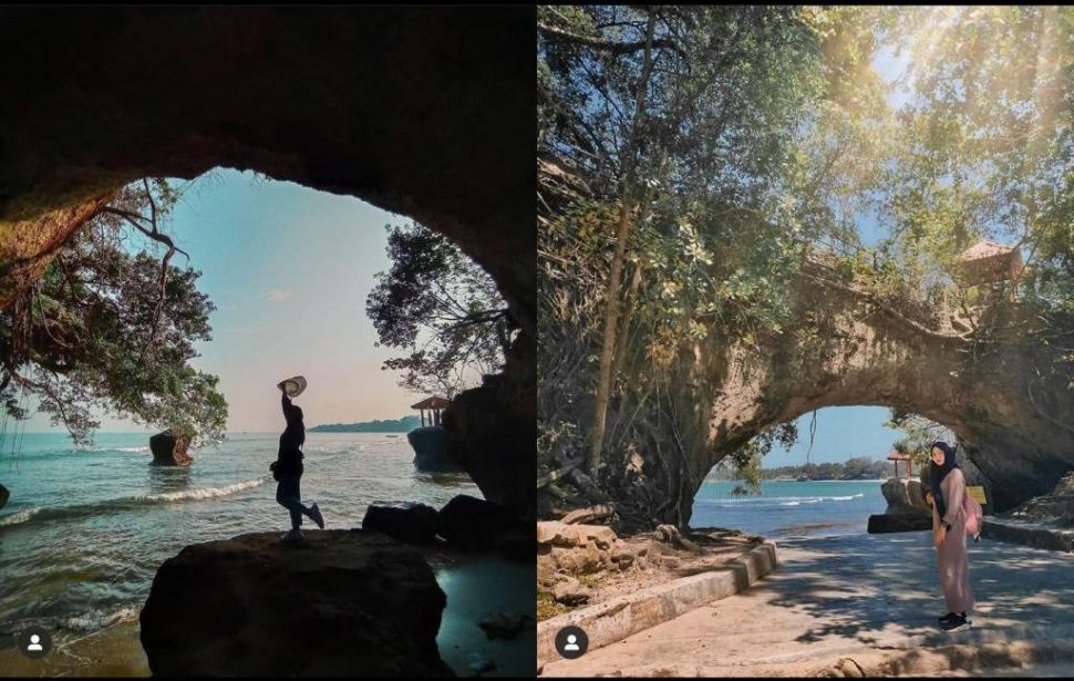 Pantai Karang Bolong Anyer (Instagram: panorama_banten)
