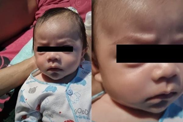 Viral Ekspresi Bayi Saat Dengar Suara Dengkuran Ayahnya. (TikTok)