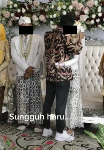 Viral Momen Pengantin Wanita Dipeluk Lelaki Lain Ekspresi Mempelai